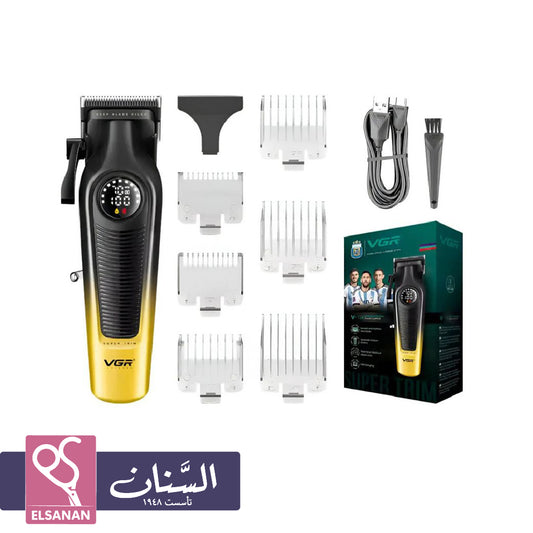 ماكينة حلاقة VGR V-196 - إصدار ميسي أسود وذهبي