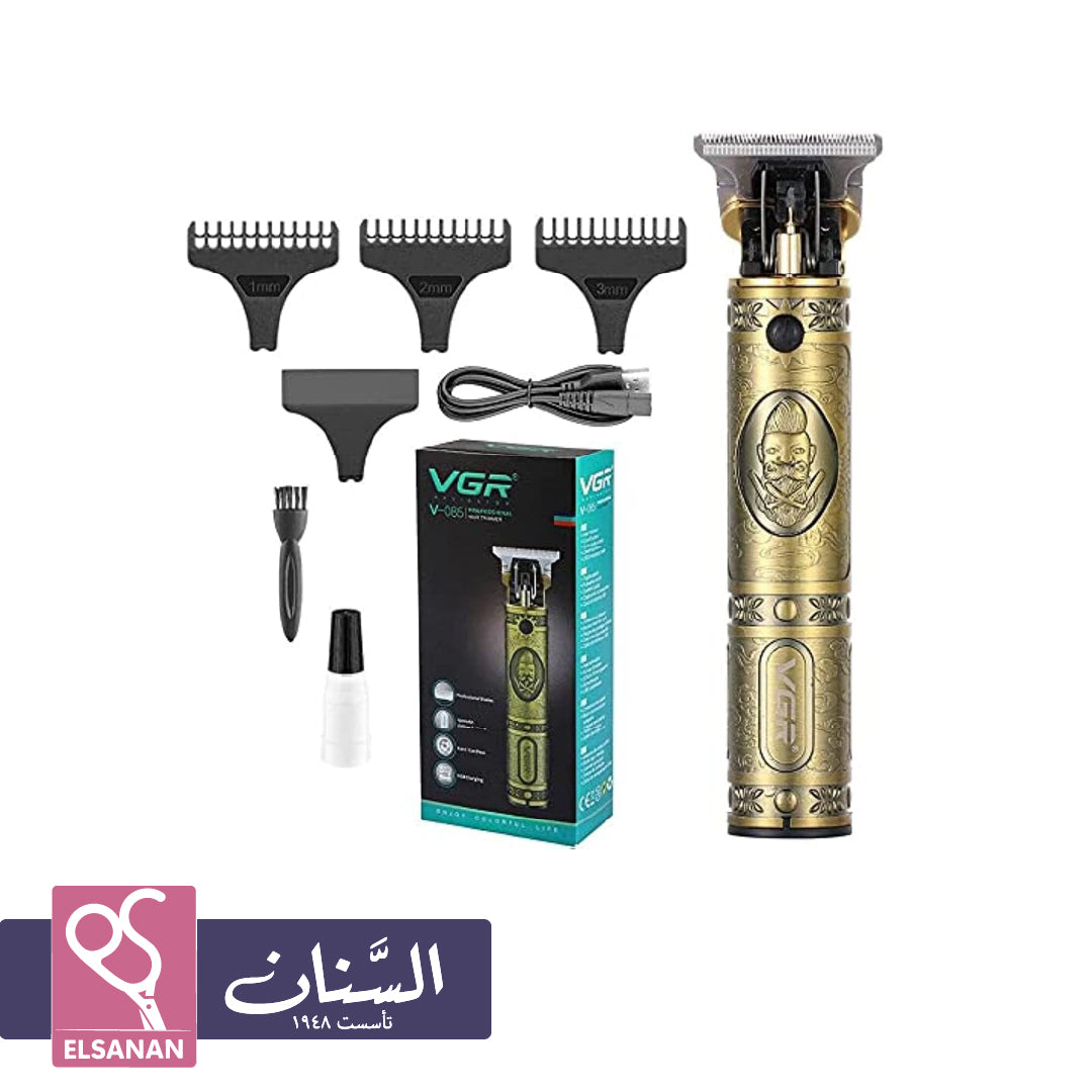 ماكينة حلاقة VGR V-085 - تصميم فرعونى بنقوش ذهبية
